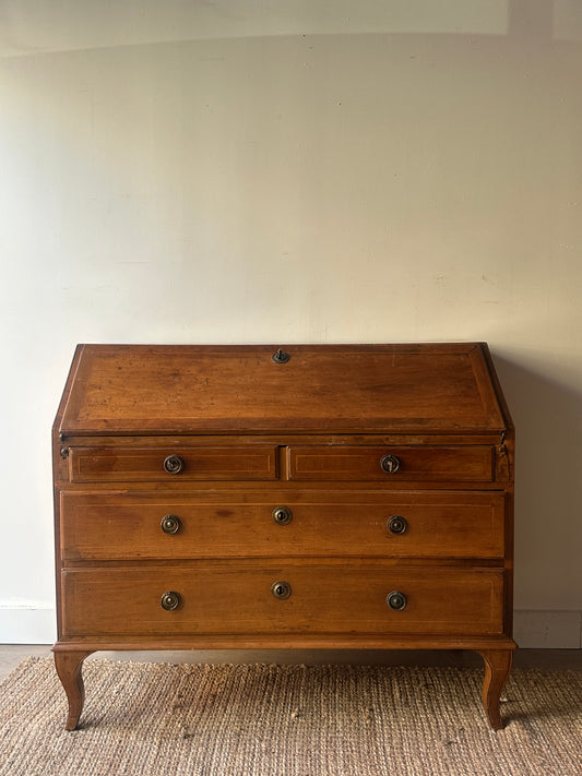 Louis Philippe walnut secretary desk