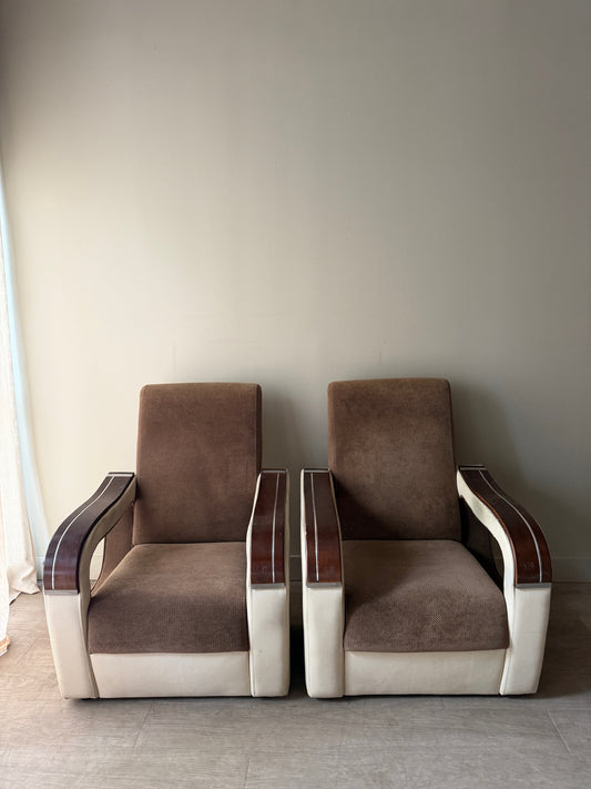 Scandinavian Space Age lounge chairs. Sold individually.