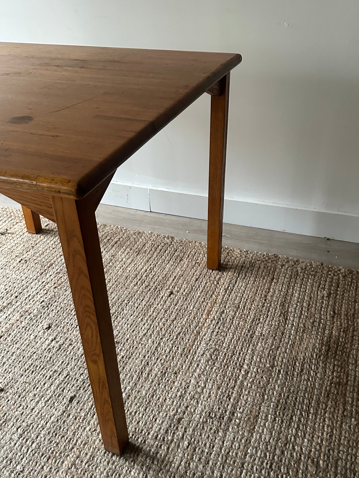 Oak dining table