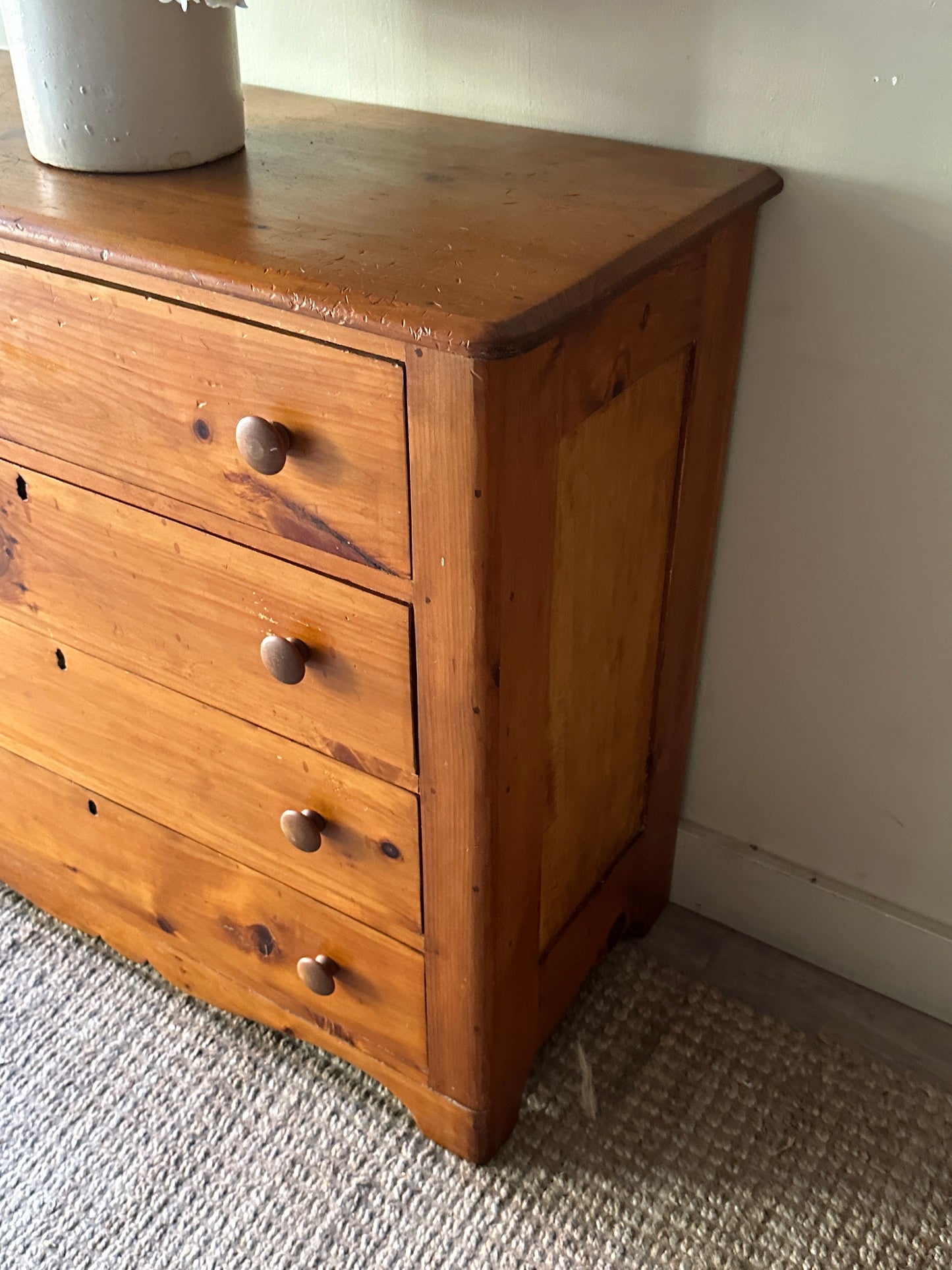 4 Drawer Pine dresser