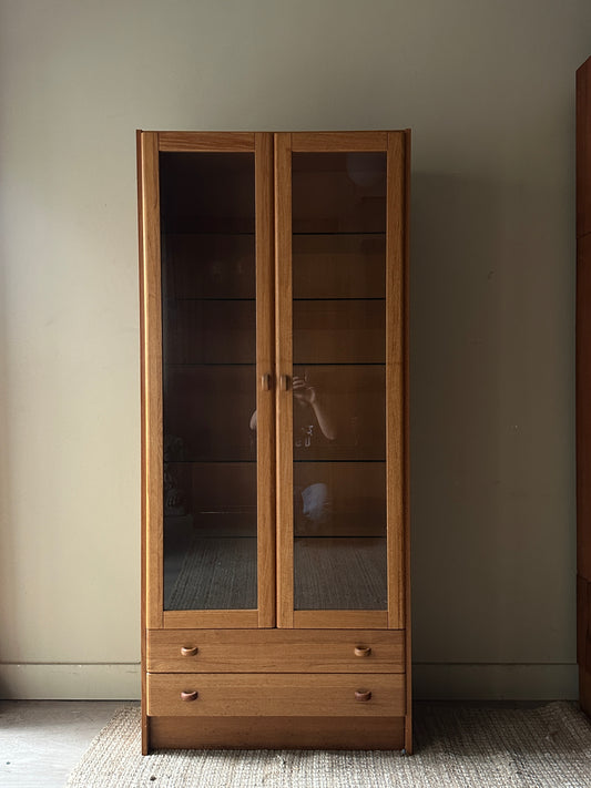 Oak display case