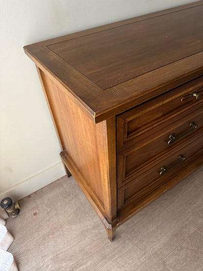 White Furniture walnut credenza