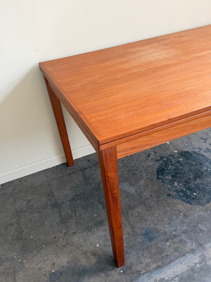 Danish teak extending dining table