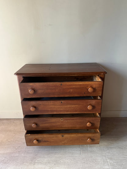 Dark pine dresser
