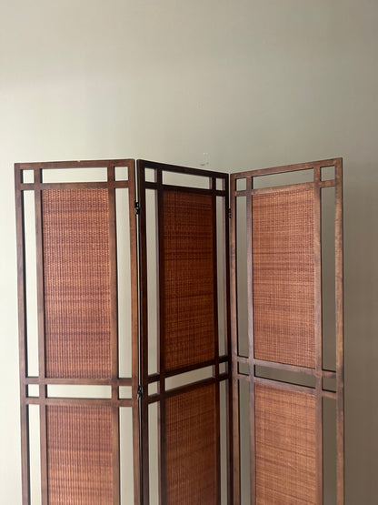 Rattan room divider