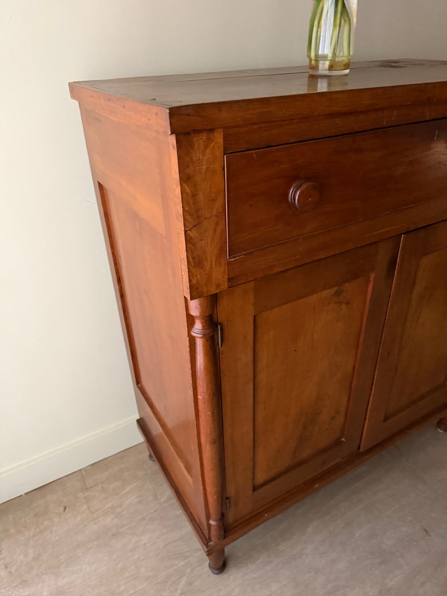Pennsylvania Sheraton cherry jelly cupboard