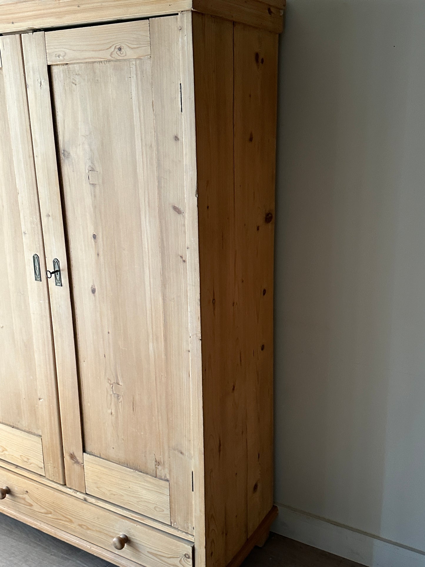 Scrubbed Pine Armoire