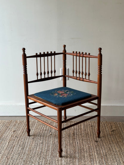 Stick and ball corner chair
