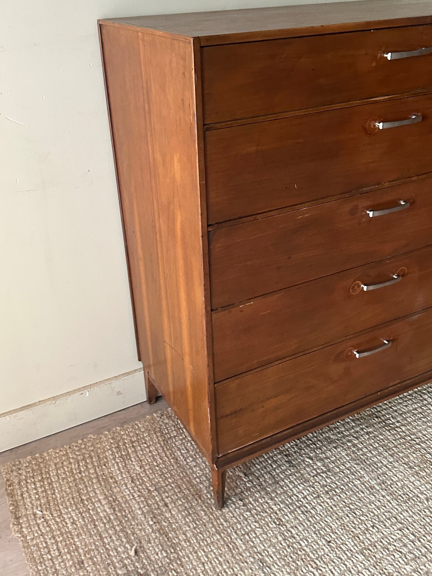Walnut tallboy
