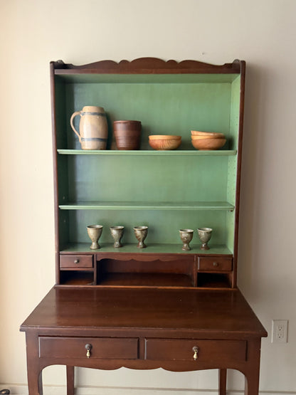 Edwardian two piece desk