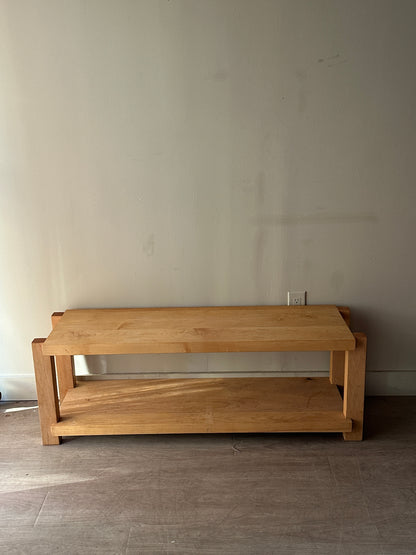 Oak coffee table