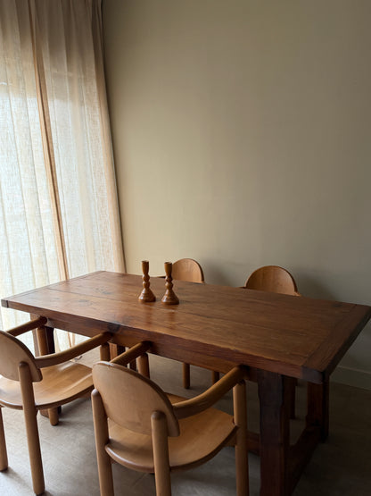 Dutch pine dining table