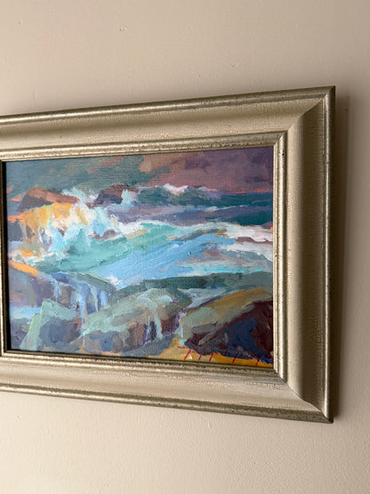 Abstract seascape. Signed.