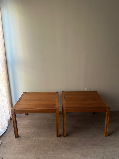 Teak coffee tables. Sold individually.