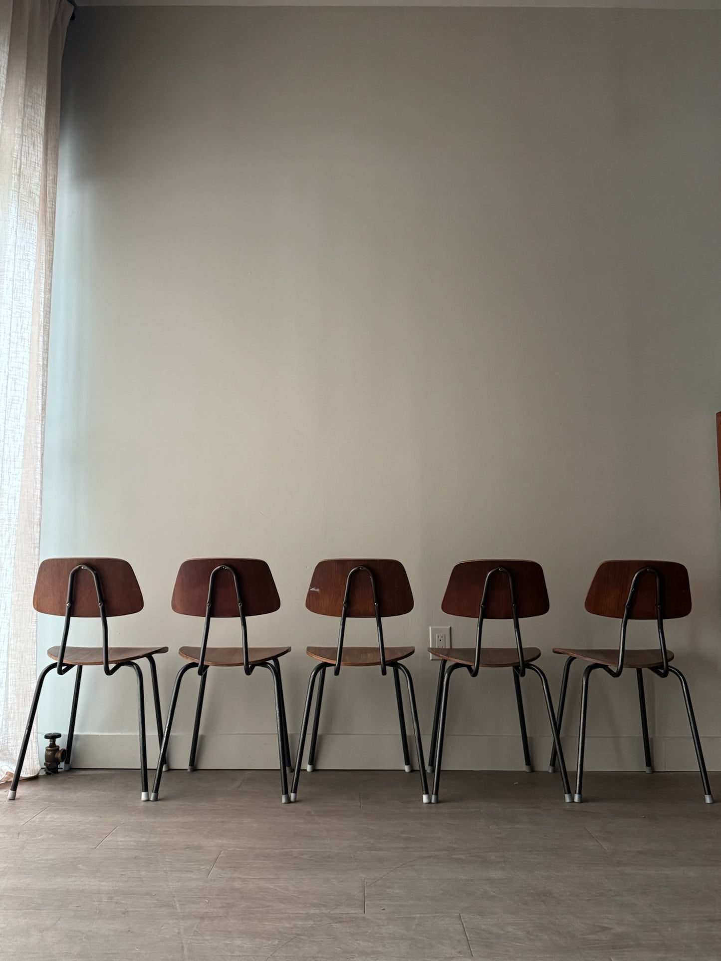 Ab Schaub “Tripas” Swedish teak chairs. Sold individually.