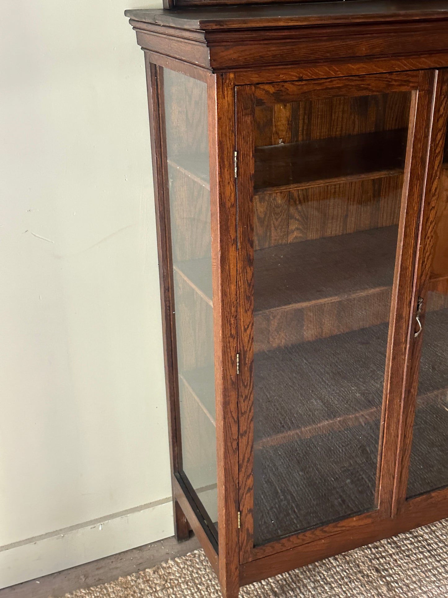 Oak display case