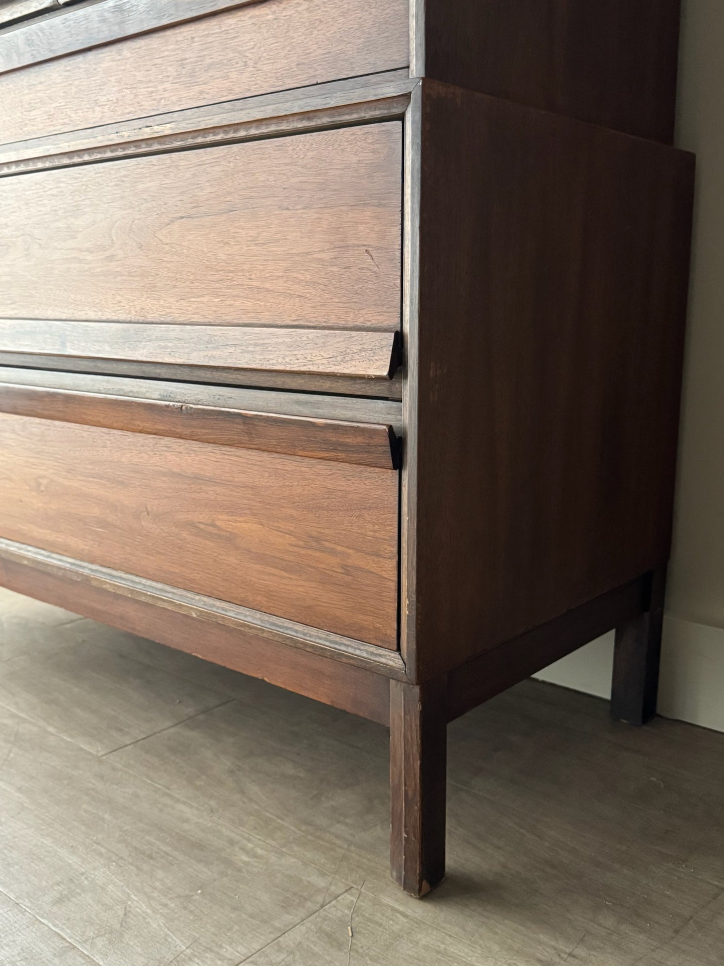 Walnut gentlemen’s dresser