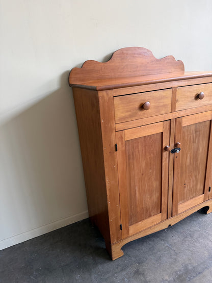 Mid-Atlantic Federal poplar jelly cupboard