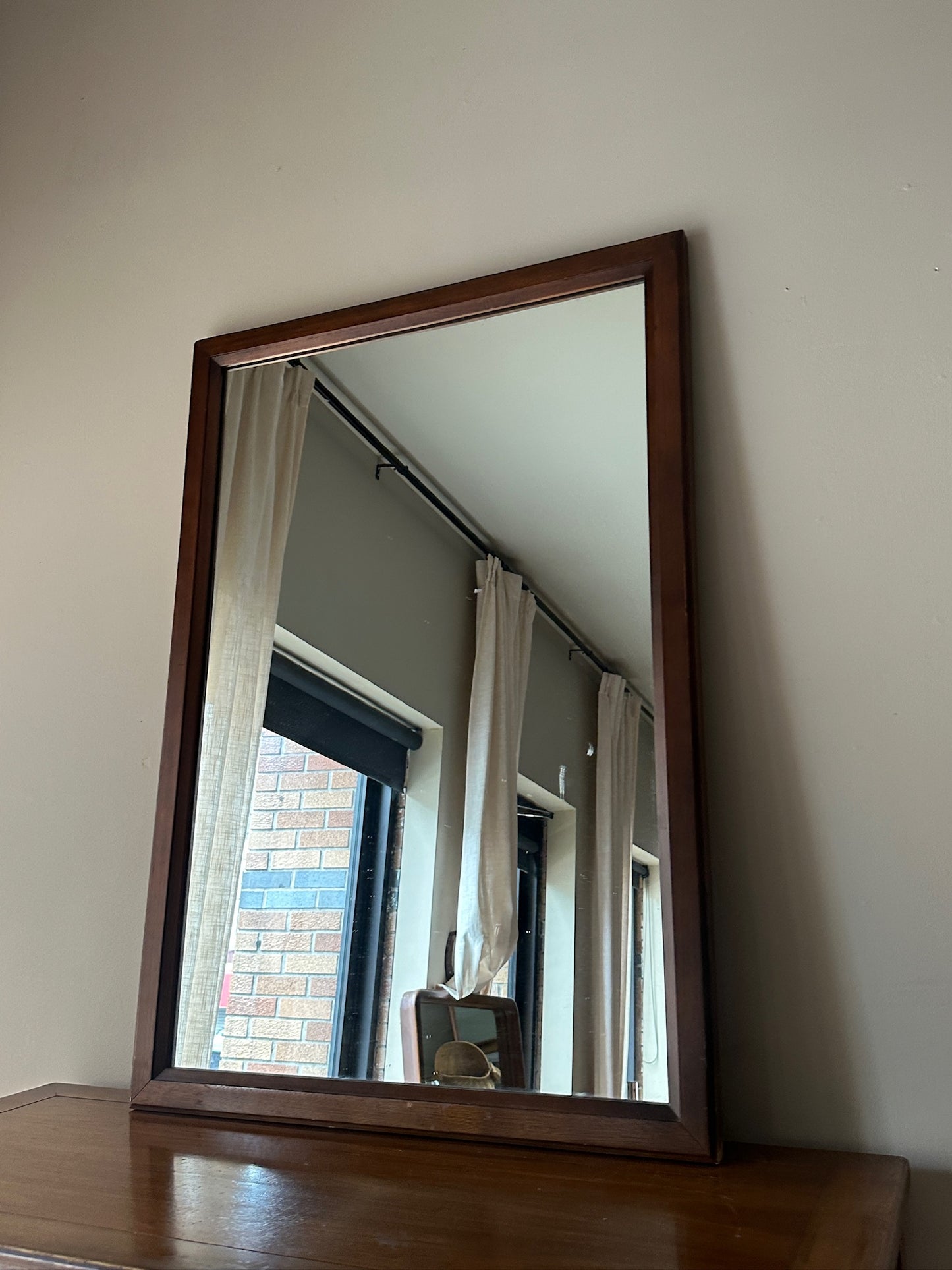Walnut mirror
