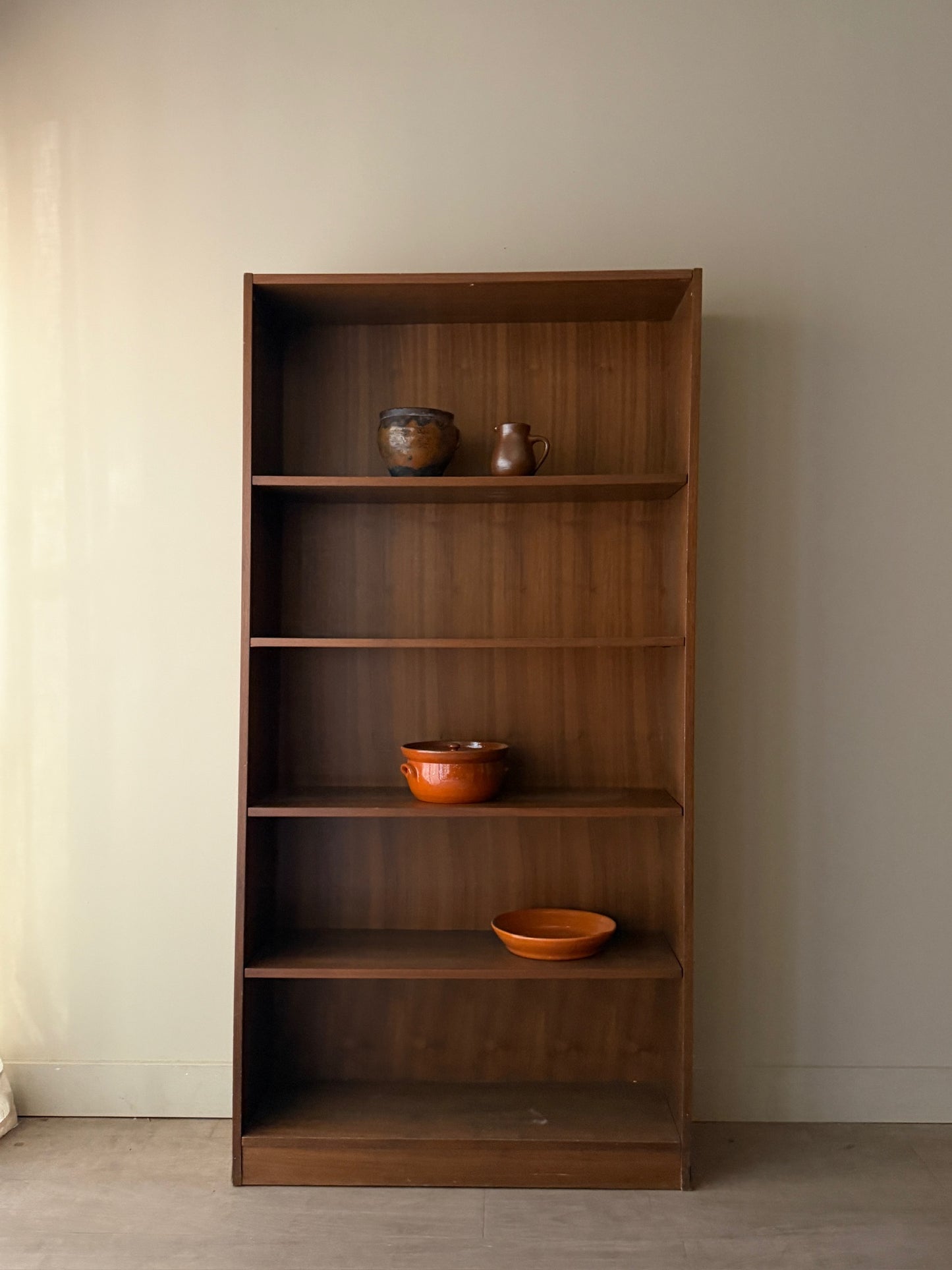 Walnut bookcase