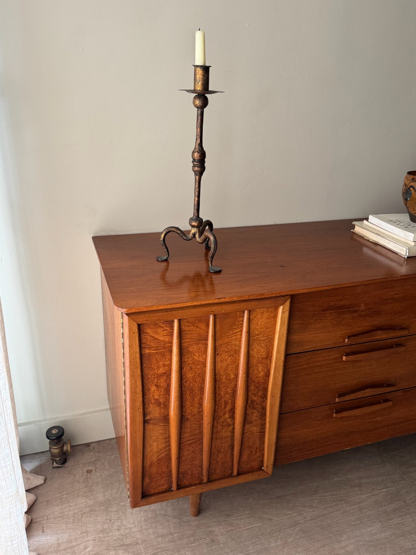 Walnut 12 drawer dresser