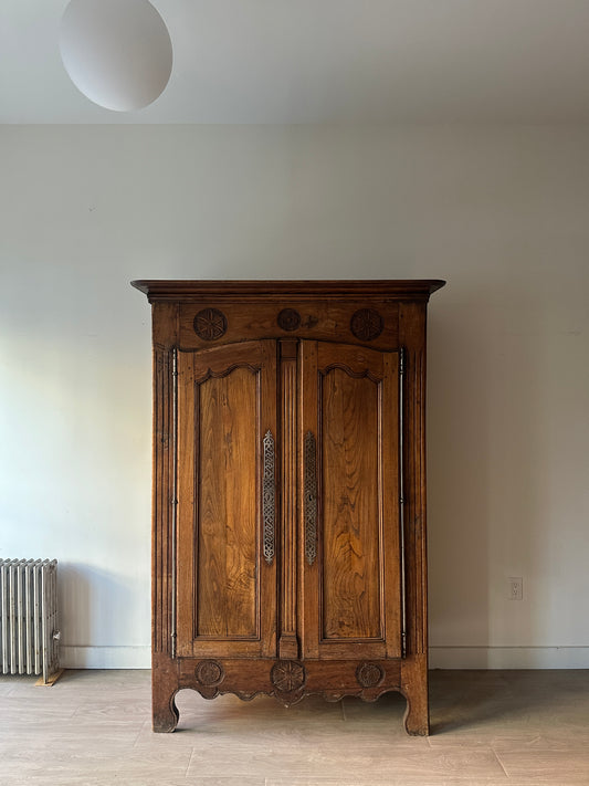 Carved armoire