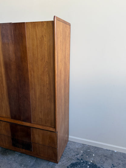 Walnut linen press