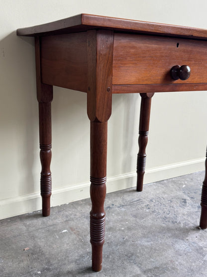 Pennsylvania Sheraton walnut side table