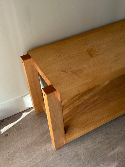 Oak coffee table
