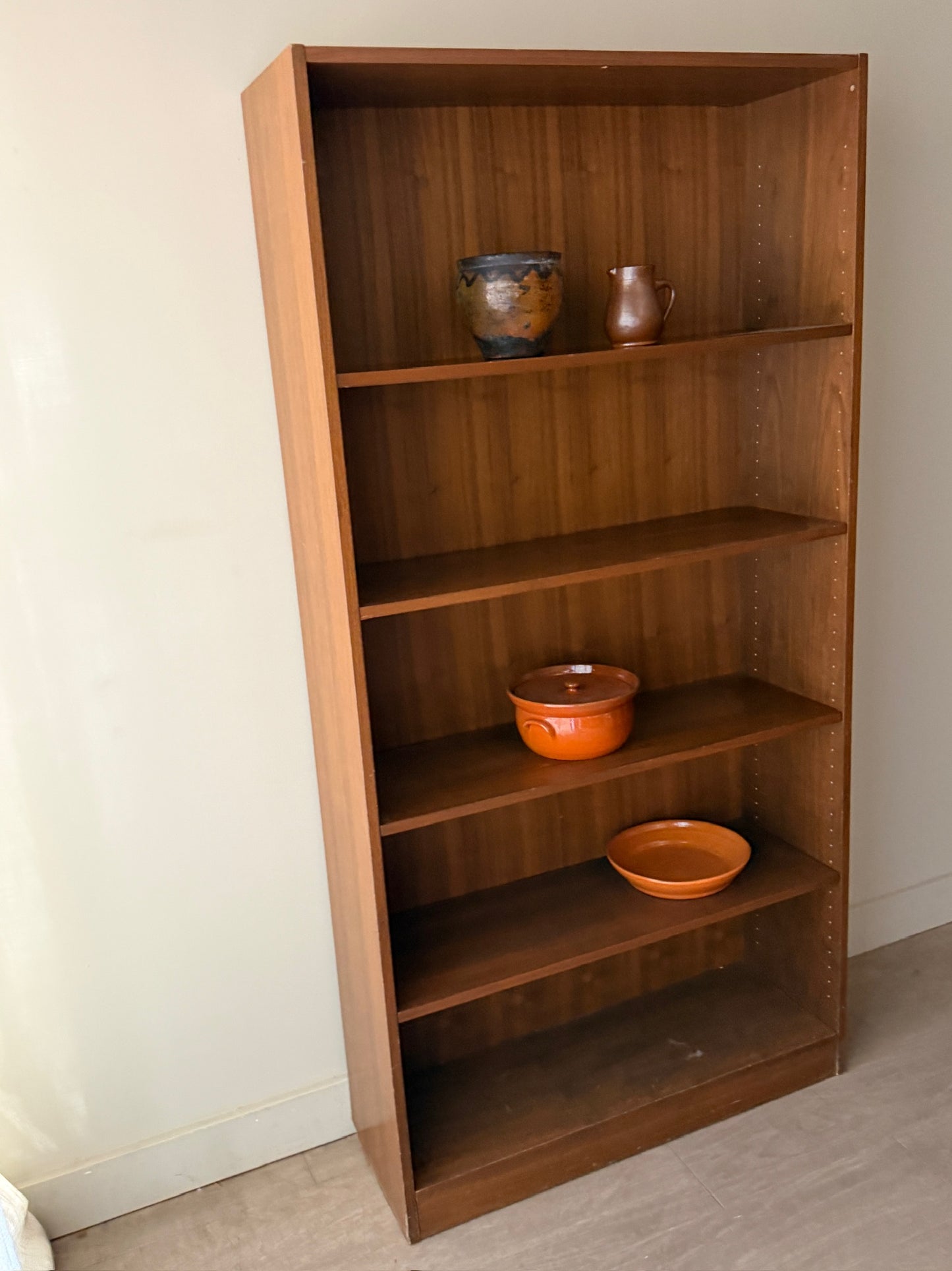 Walnut bookcase