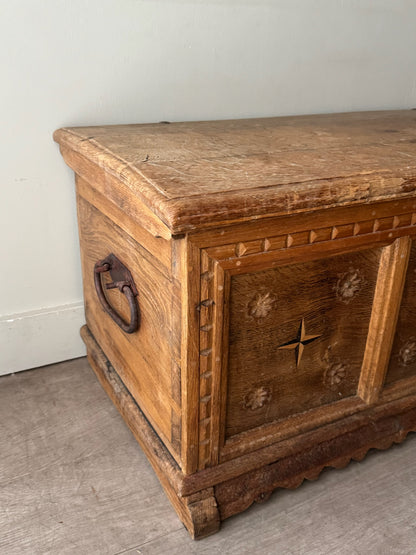 Scandinavian oak chest