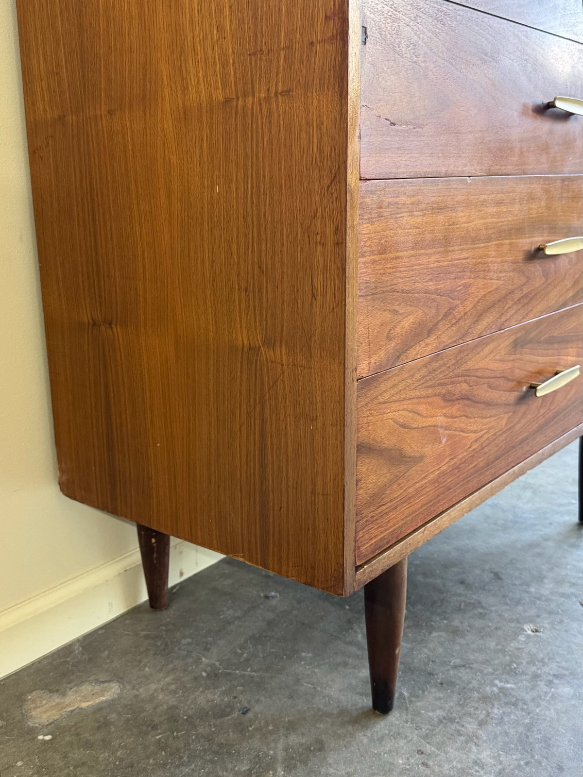 Bassett walnut dresser
