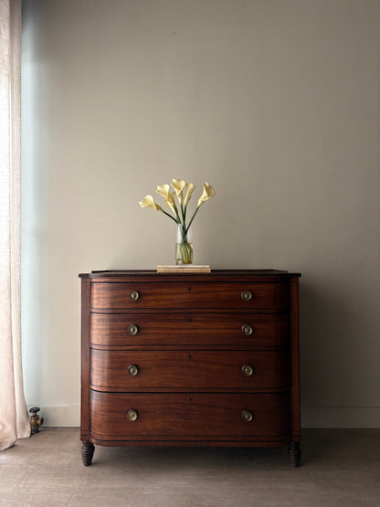 Inlaid mahogany dresser
