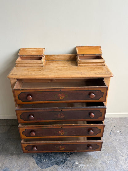 Painted pine dresser