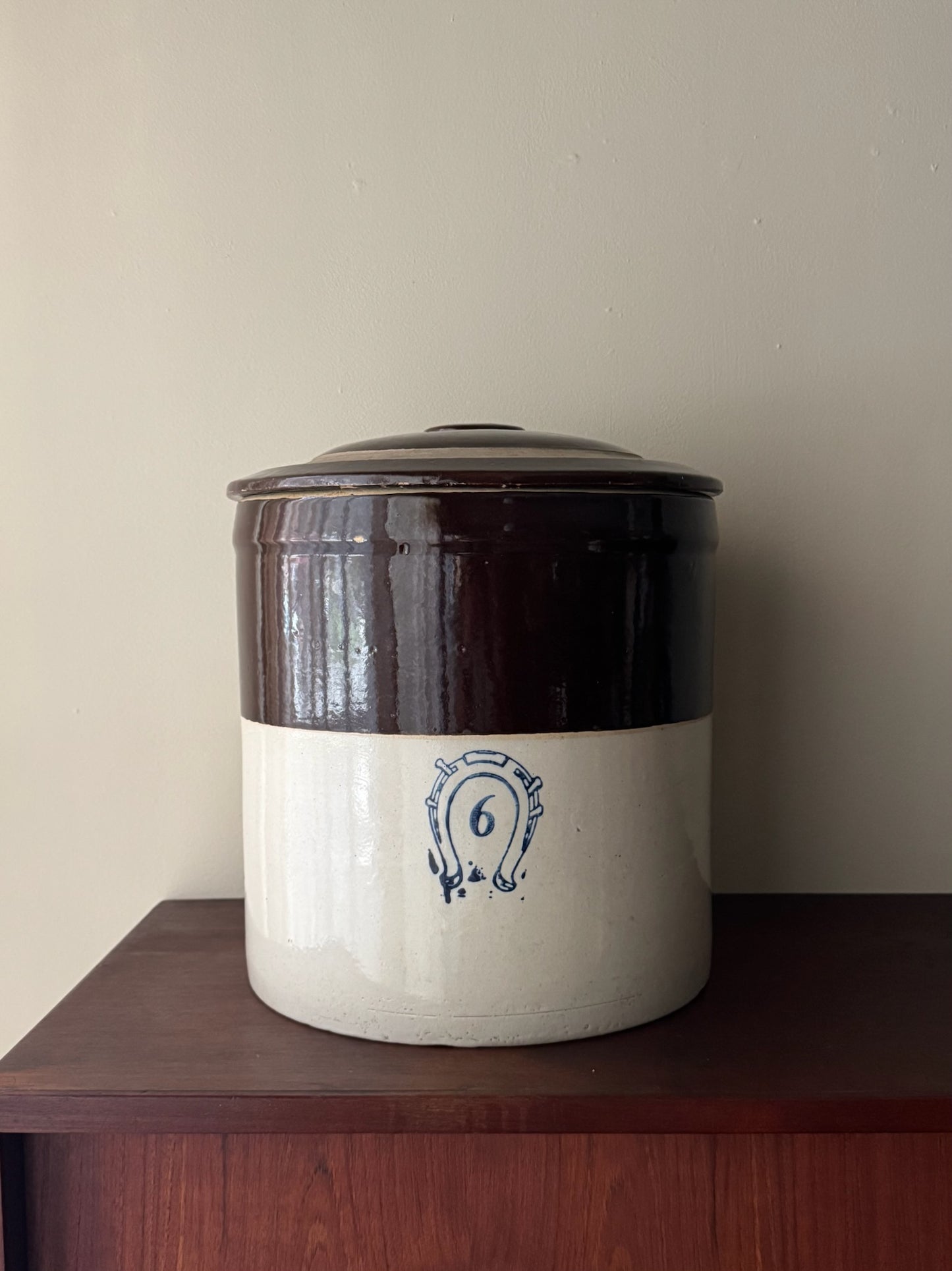 English stoneware crock