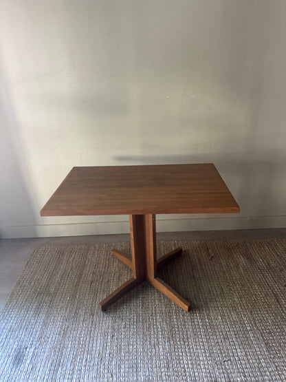 Butcher block dining table