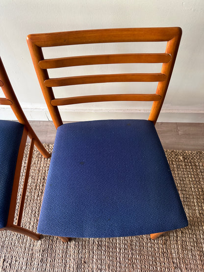 2 maple dining chairs. Sold individually.