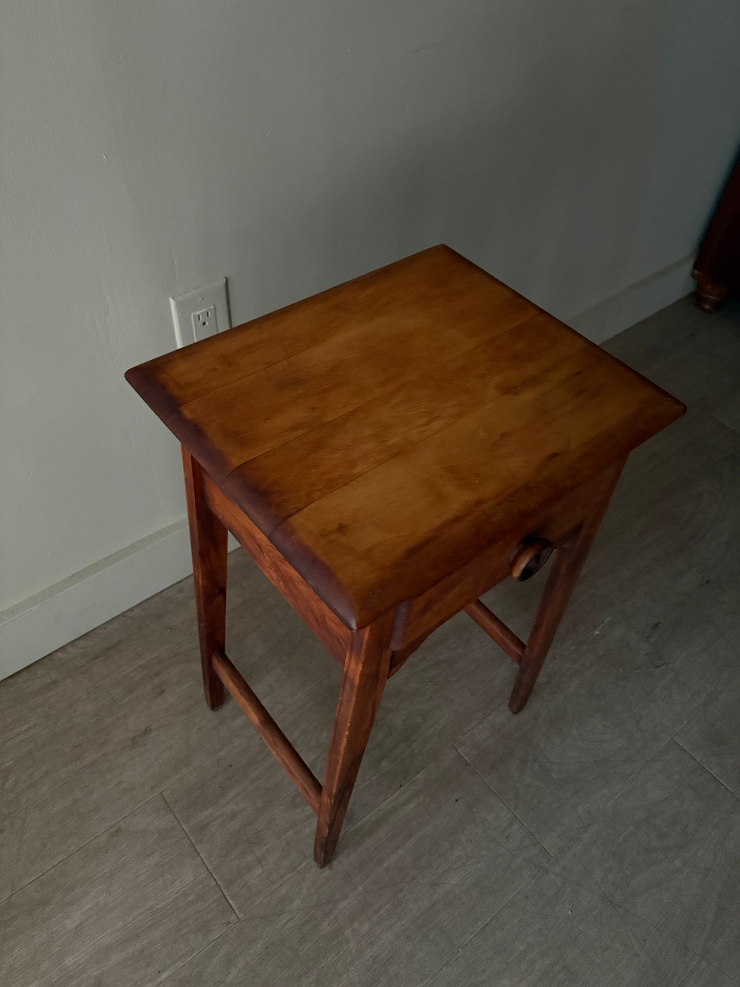 Maple side table