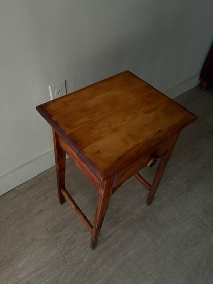 Maple side table