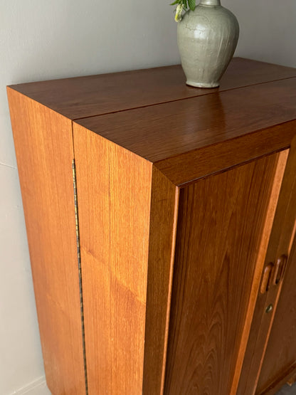 Danish teak cabinet desk