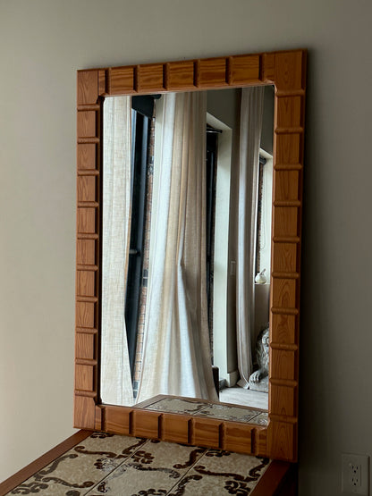Swedish pine mirror