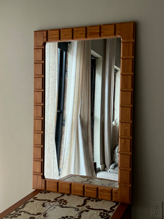 Swedish pine mirror