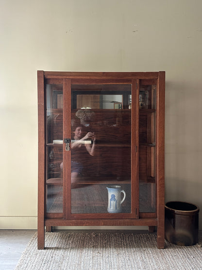 Oak display case