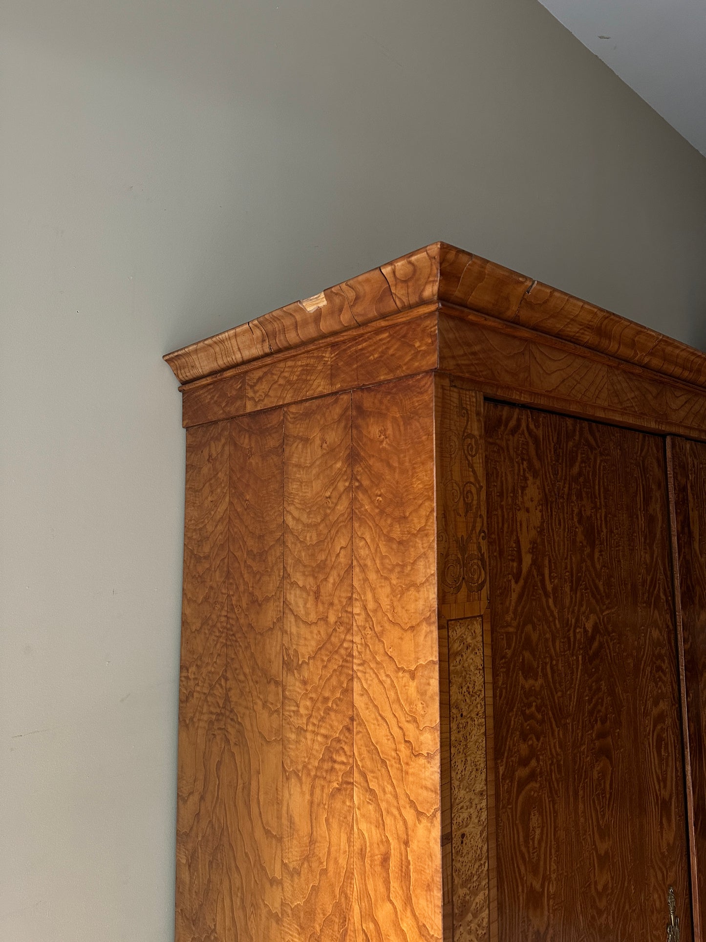 Burl armoire