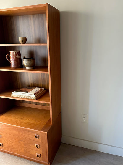 Teak bookcase