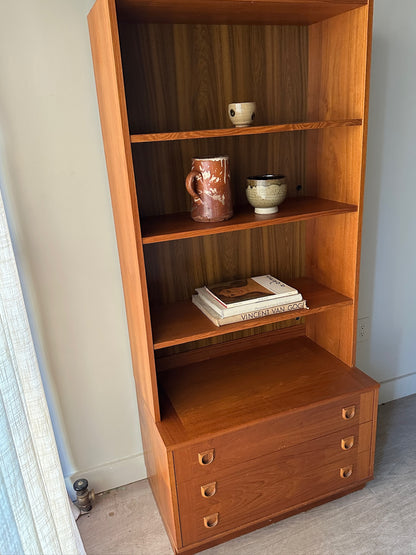 Teak bookcase