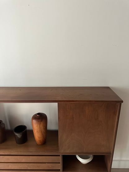 Walnut floor unit