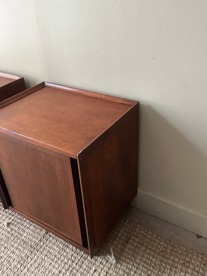 Walnut nightstands (sold individually)