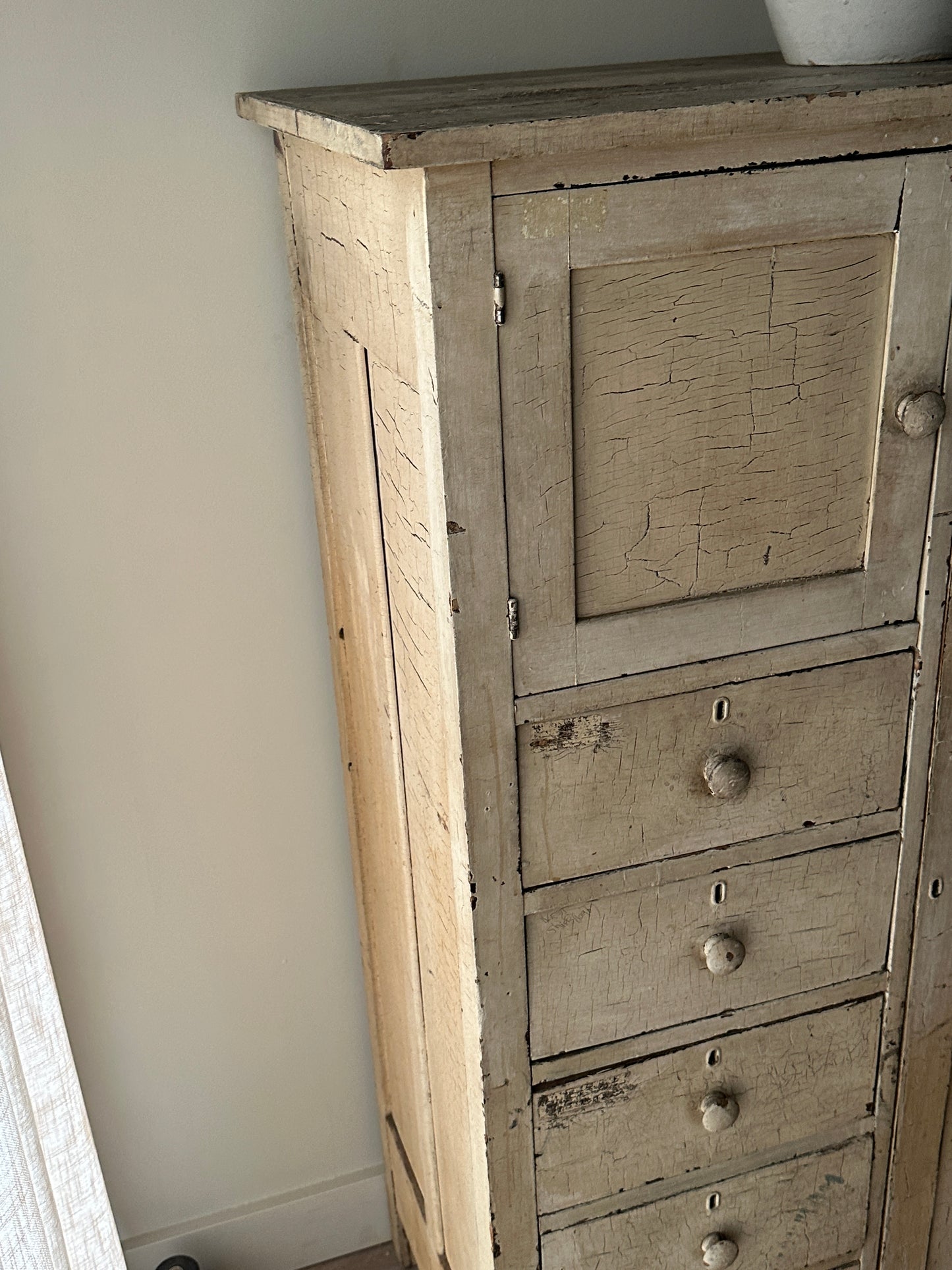 White painted side by side