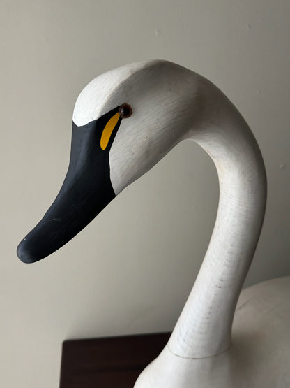 Eastern Shore carved swan decoy
